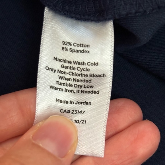 HAVEN WELL WITHIN • Women’s Polished Lounge Polo Dress Navy Size XXL - Picture 7 of 7